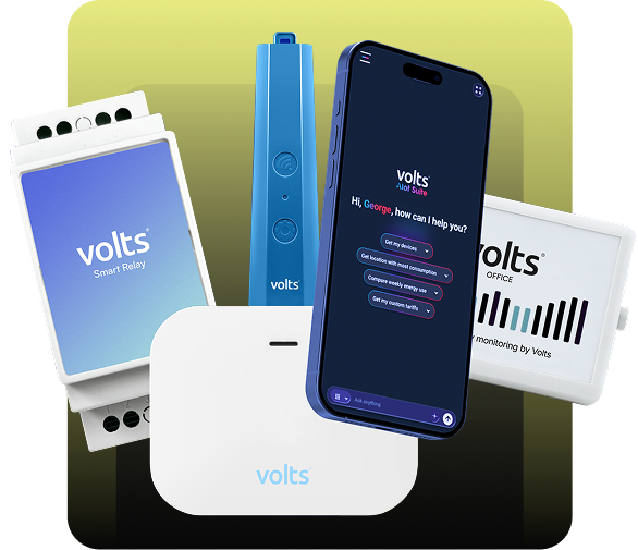 Volts devices - smart meters, relays, gateways and the monitoring app