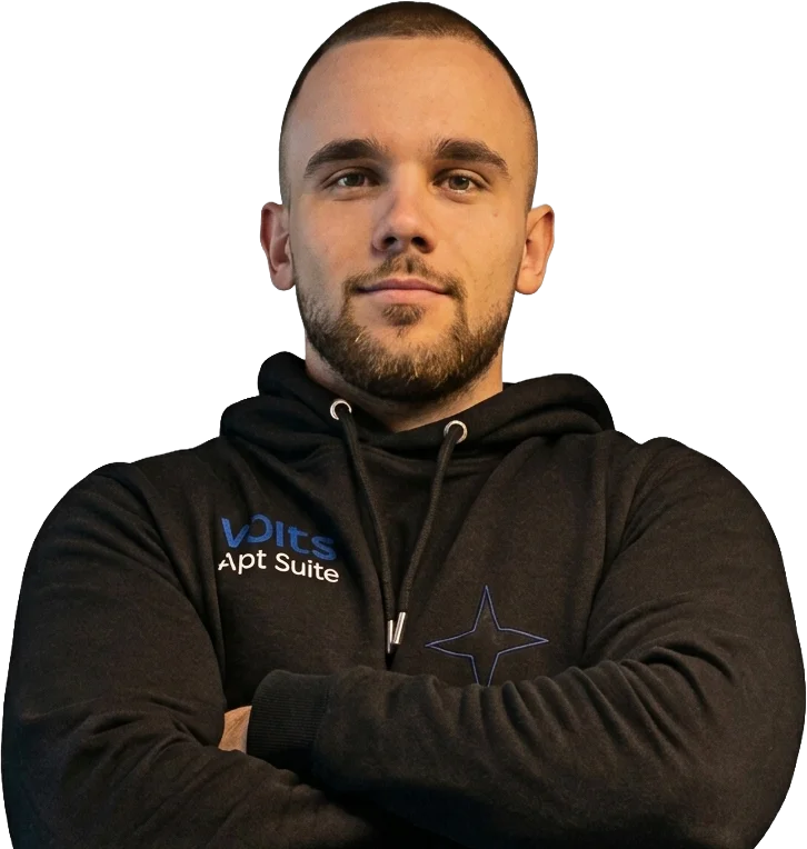Portrait of Rosen Stanchev, Software Engineer at Volts, specializing in full-stack development and AI-powered smart energy management solutions.